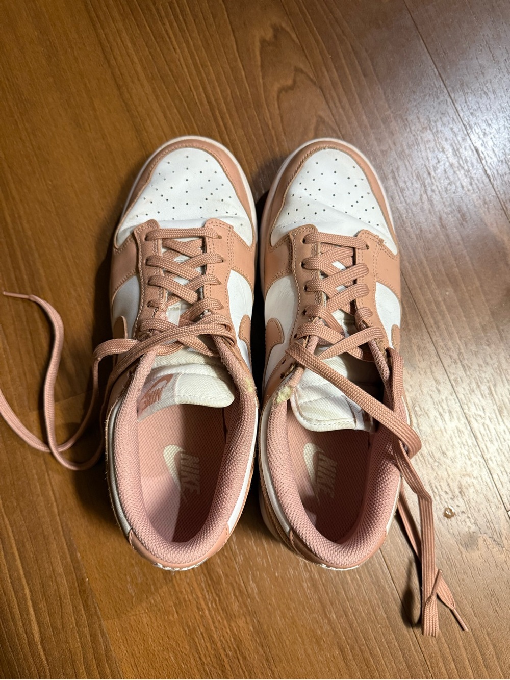 Nike Women’s Dunk Low in Blush and White